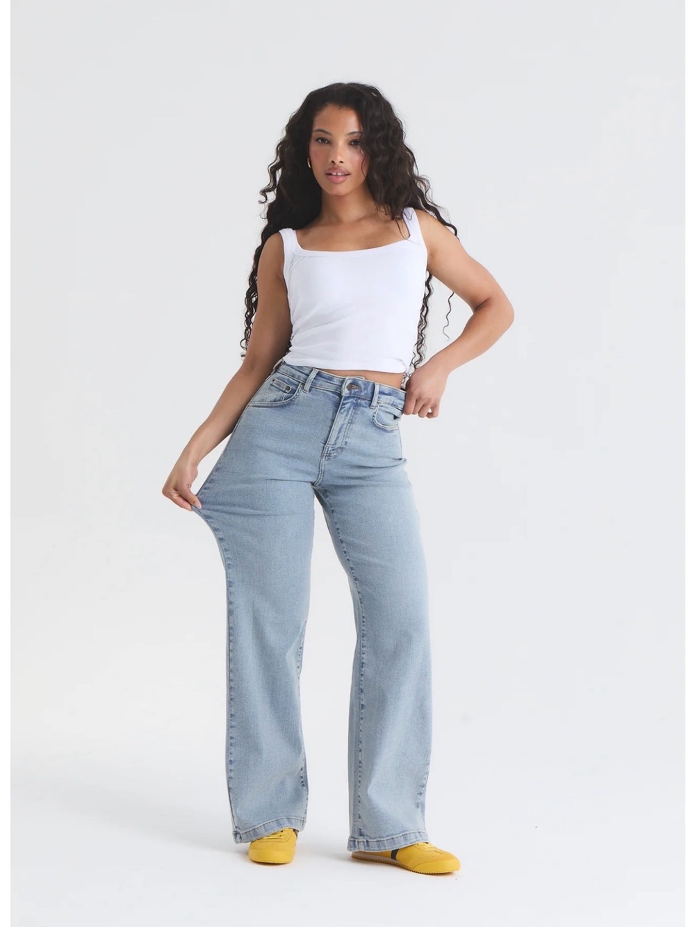 Angela Wide Leg Jeans in size US8/UK12 short